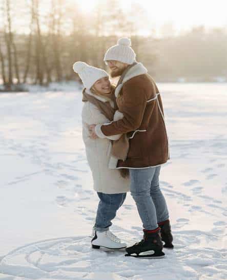 Ice skating in New York City