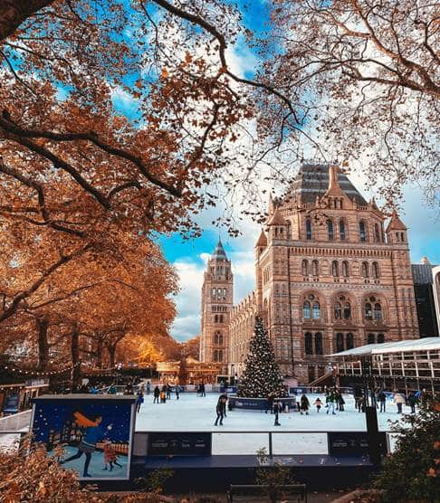 Ice skating in New York City