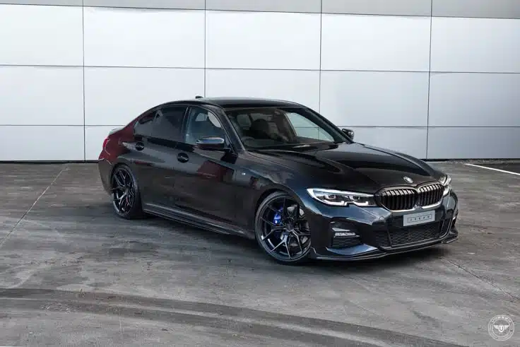 black sedan